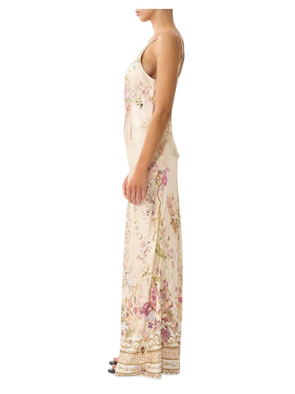 Camilla Floral Lace-Trim Slip Dress - Picture 4 of 6